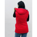 Half Sleeves Winter Bomber Jacket for Girls or Ladies Product ID - PWOA00198-B8