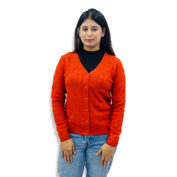 ParkAvenue Women's Wool Blend V-Neck Sweater Product Id- PWWF00679-E5