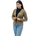 ParkAvenue Women Solid V Neck Beige Sweater Product Id- PWWF00682-H6