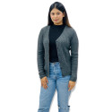 ParkAvenue Women Solid V Neck Grey Sweater Product Id- PWWF00681-G5