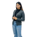 ParkAvenue Women Solid V Neck Grey Sweater Product Id- PWWF00681-G5