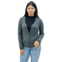 ParkAvenue Women Solid V Neck Grey Sweater Product Id- PWWF00681-G5